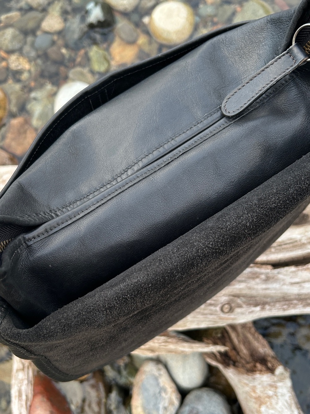 Vintage Coach 3178 Whitney Bag Black Leather Flap Crossbody Made in Italy ๐ฎ๐น - Picture 13 of 16